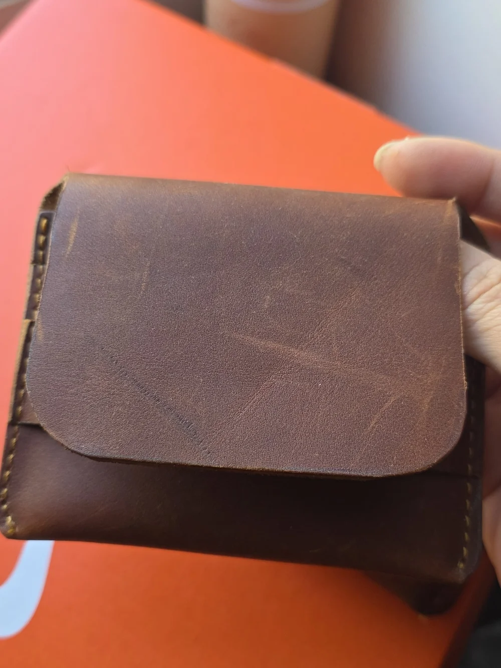 Full Grain Real Leather Card Wallets